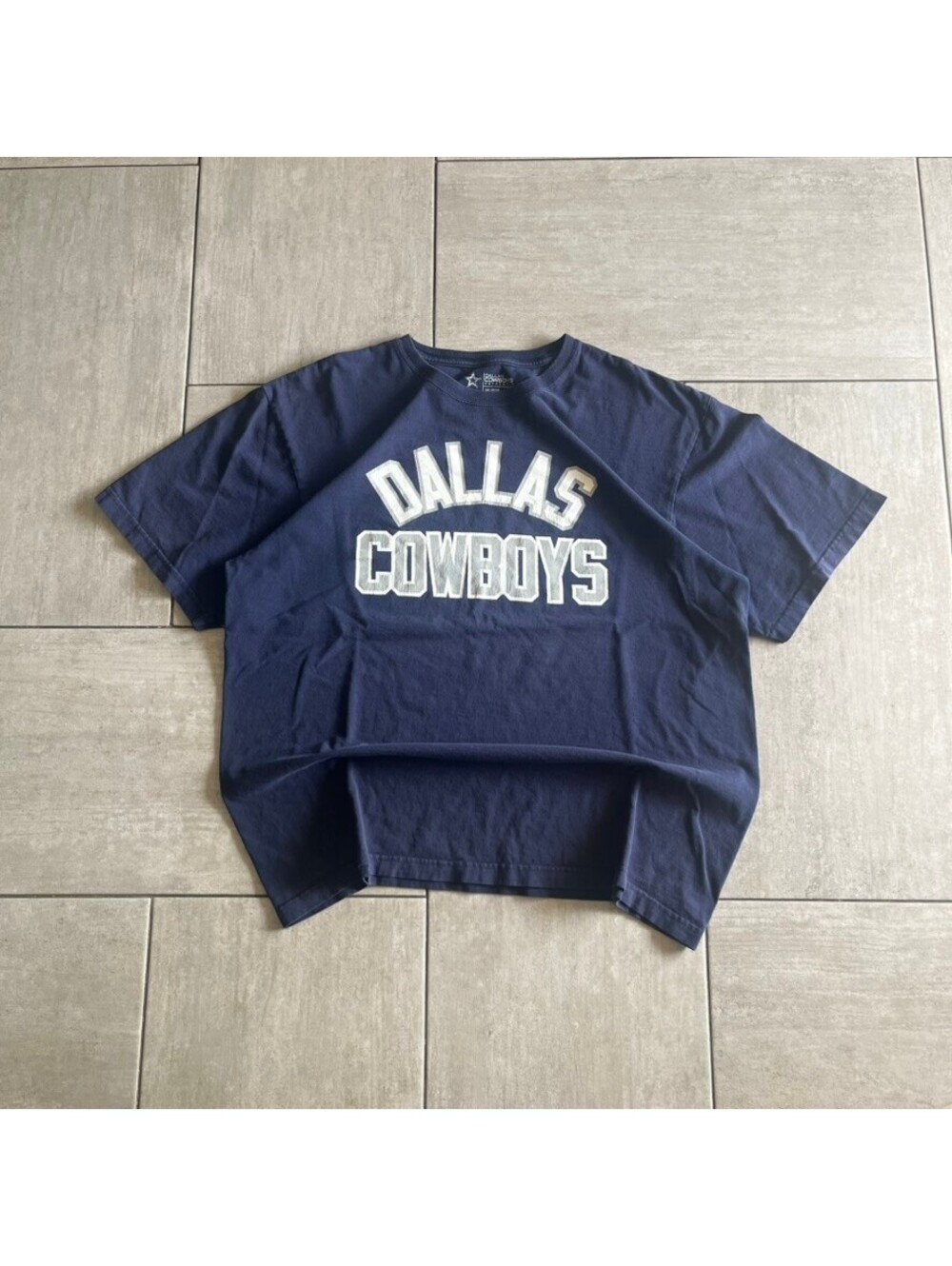 Dallas Cowboys Authentic Navy Blue Cotton T-Shirt XL
